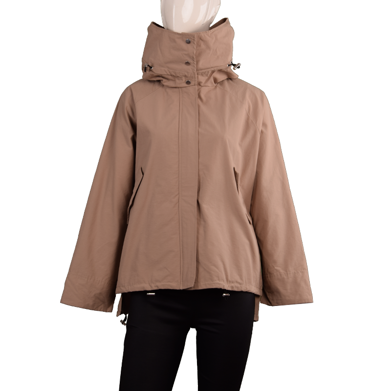 女士高領連帽外套