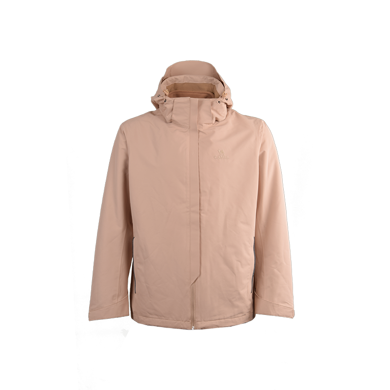 男士連帽短款羽絨服