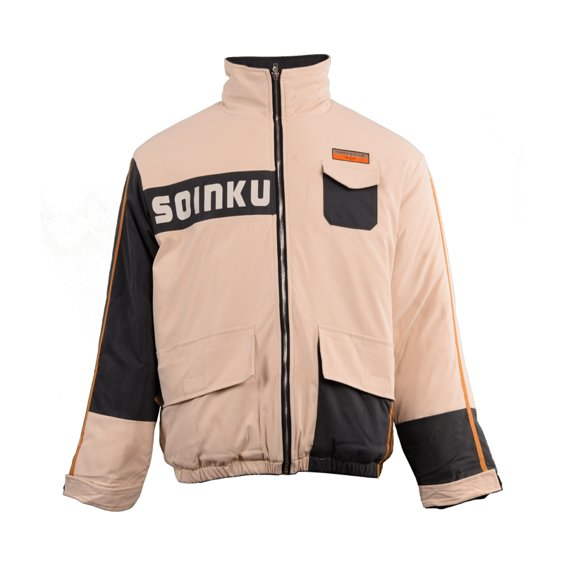 男士立領休閑棉服外套